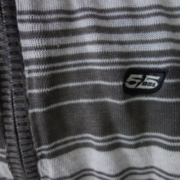 Diesel 55 DSL Optiisziyca Teknologie Light Material Zip Up Sweater Size M - Picture 2 of 15